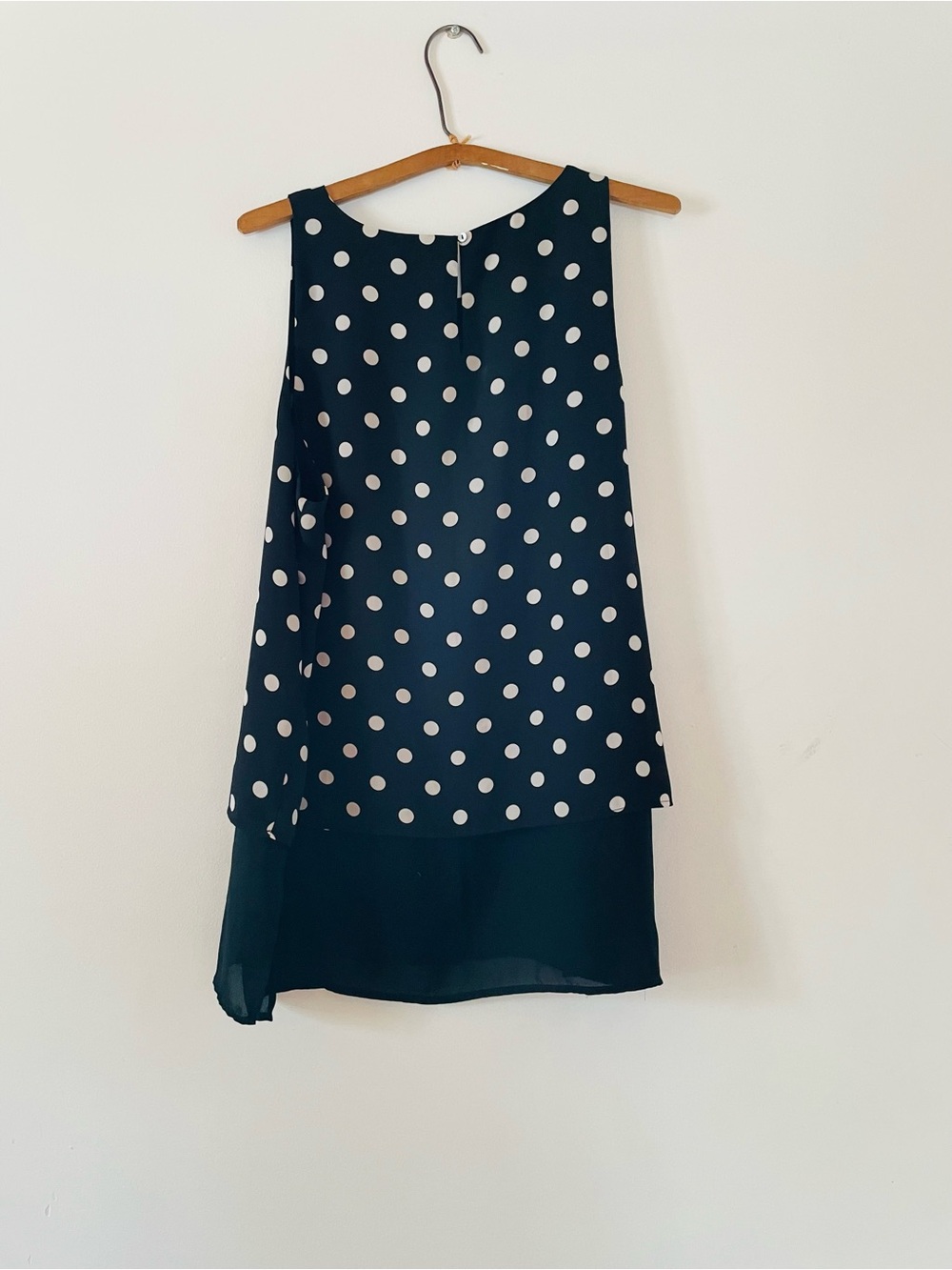 Contemporaine Polka Dot Layered Tunic